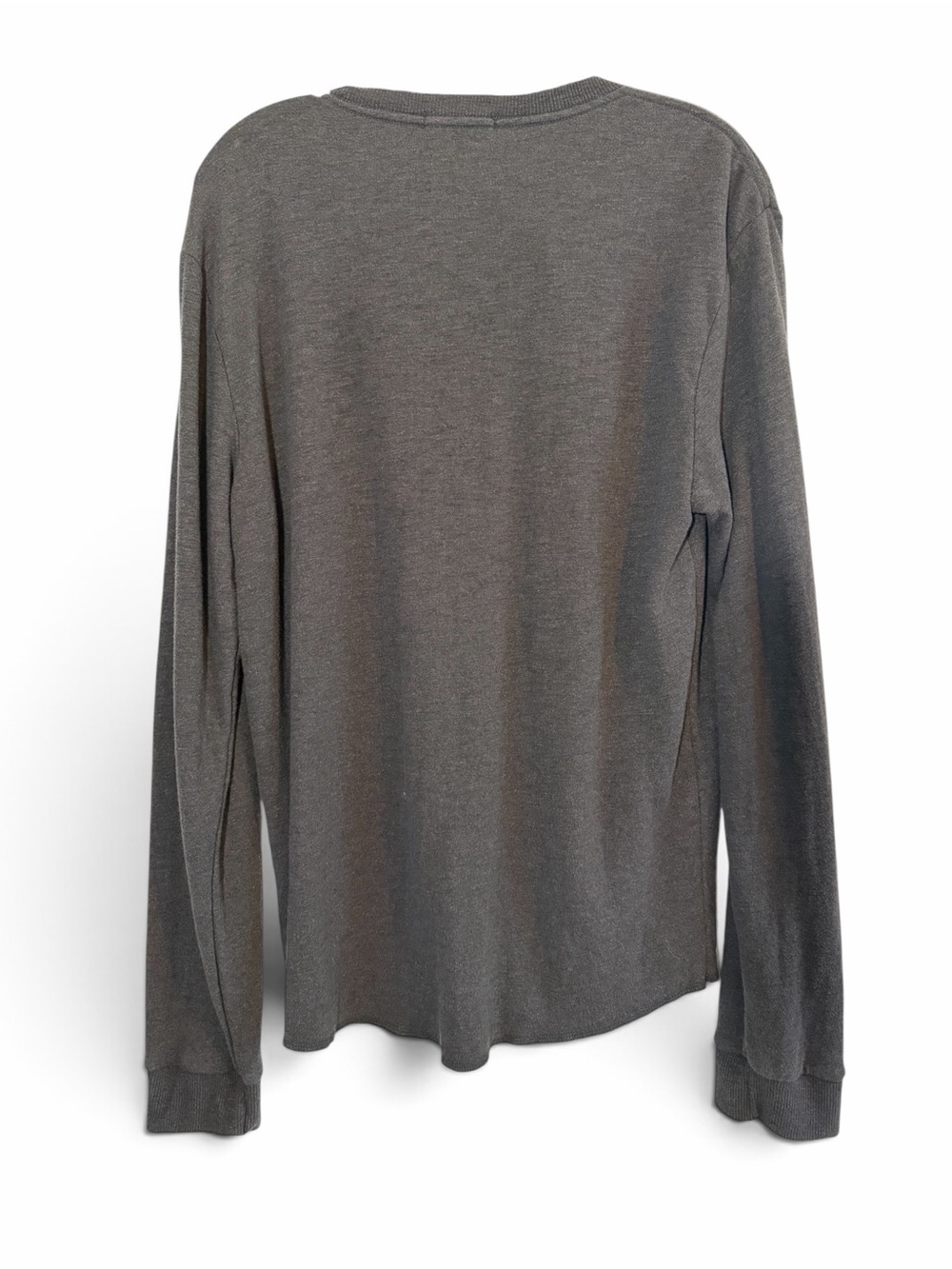 Marine Layer Men's Long-Sleeve Henley - Charcoal Gray - Picture 2 of 7